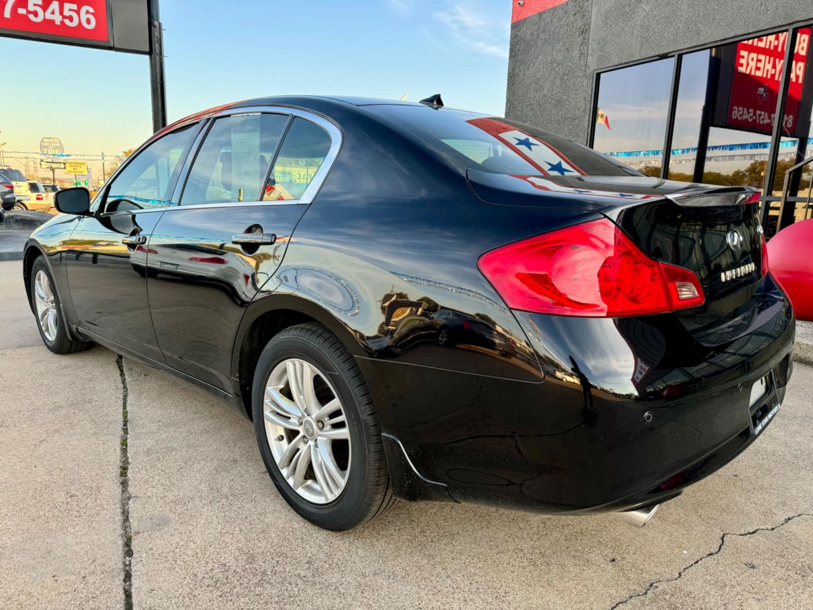 2012 BLACK INFINITI G37X (JN1CV6AR9CM) , located at 5900 E. Lancaster Ave., Fort Worth, TX, 76112, (817) 457-5456, 0.000000, 0.000000 - This is a 2012 INFINITI G37X 4 DOOR SEDAN that is in excellent condition. There are no dents or scratches. The interior is clean with no rips or tears or stains. All power windows, door locks and seats. Ice cold AC for those hot Texas summer days. It is equipped with a CD player, AM/FM radio, AUX po - Photo #3
